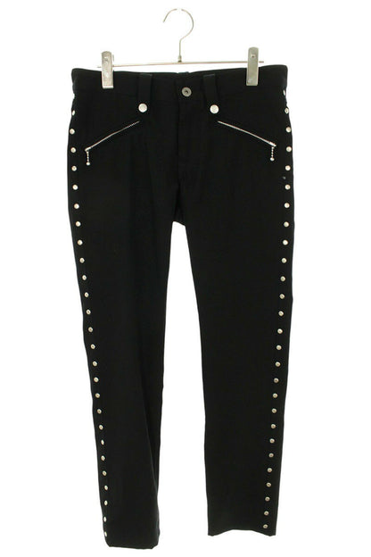 Junya Watanabe 07AW AD2007 Stud Long Pants Black x Silver Size 30