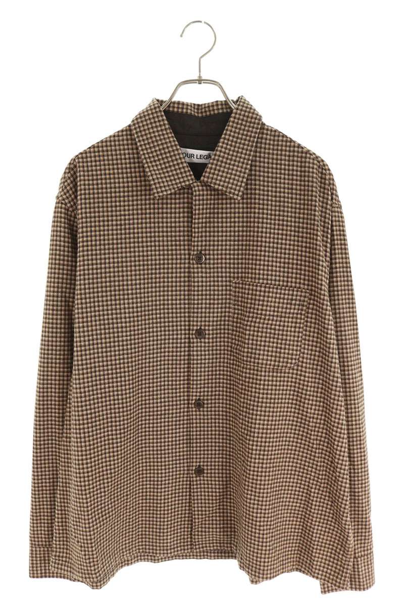 Our Legacy 25AW Heusen Long Sleeve Shirt Brown Size 48