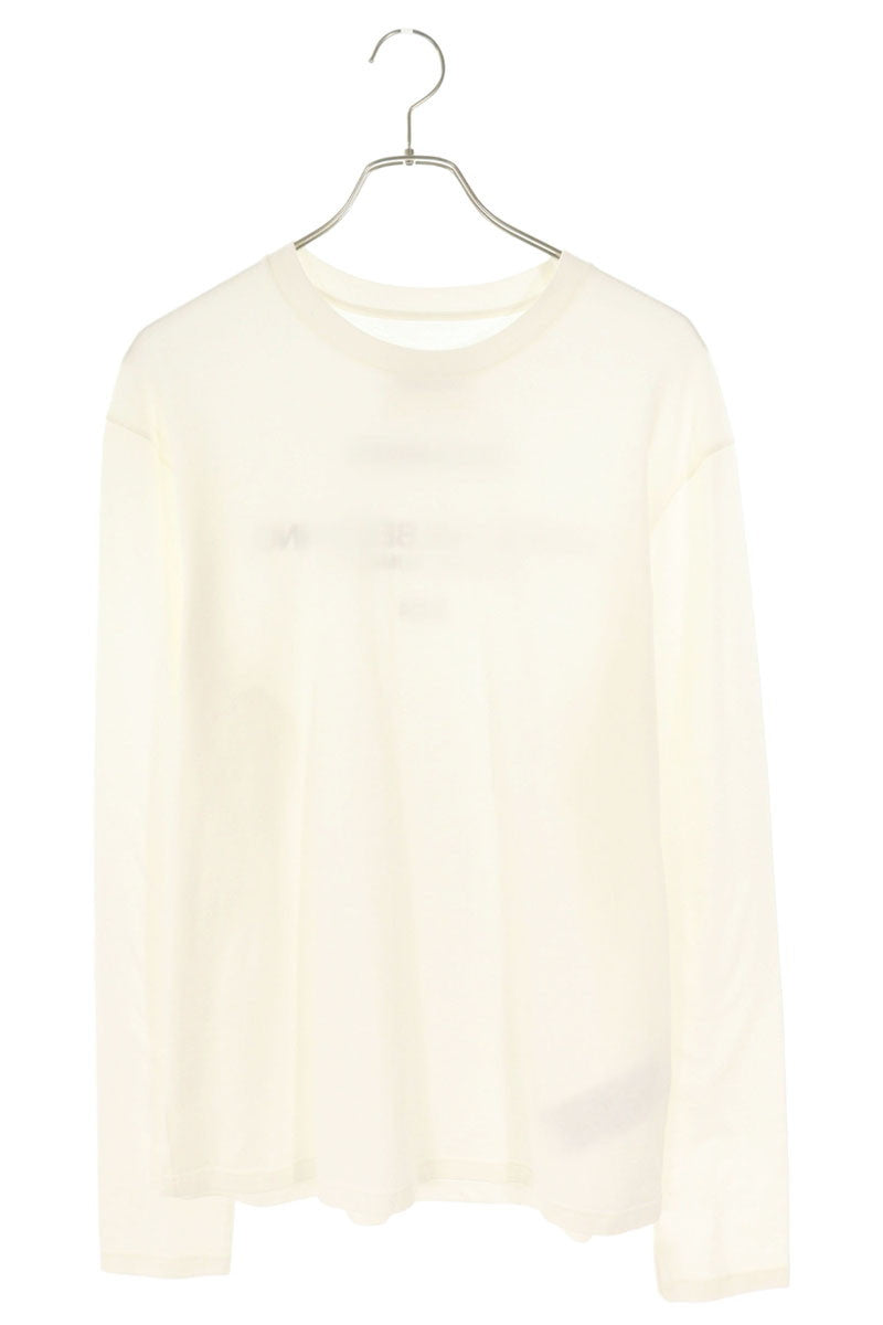 Jil Sander 24SS Print Long Sleeve T-Shirt White Size S