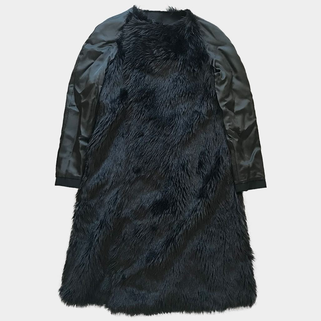 COMME DES GARCONS HOMME PLUS 23AW Fur Trench Coat Size S