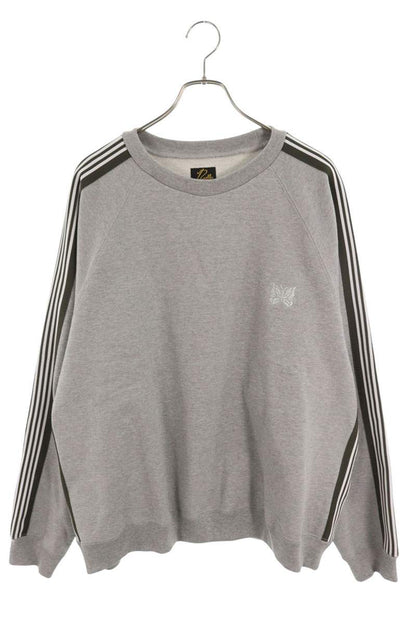 Needles sideline Embroidered Sweatshirt Gray x Green Size XL