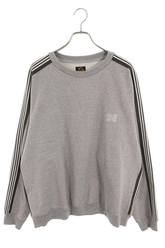 Needles sideline Embroidered Sweatshirt Gray x Green Size XL