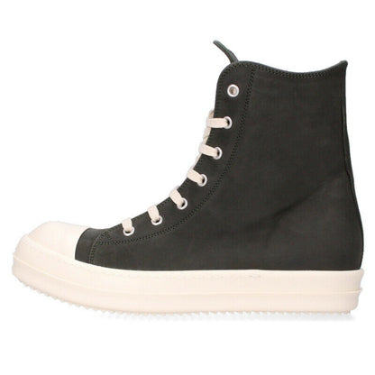 Rick Owens Leather Sneakers Green x White Size 40