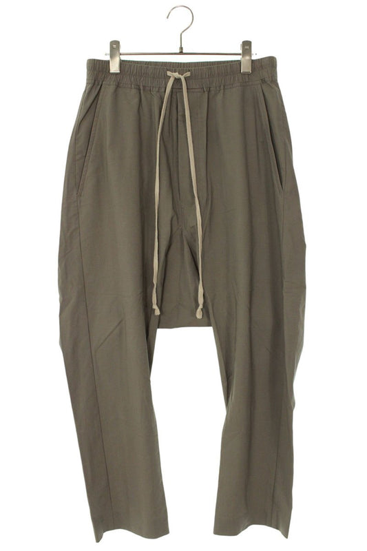 Vintage Rick Owens Bottoms - Rick Owens 19SS Drawcord Sarouel Long Pants Khaki Size 48 - Authentic Archive