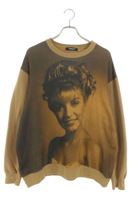 Undercover Graphic Print Crewneck Sweatshirt Brown Size 5