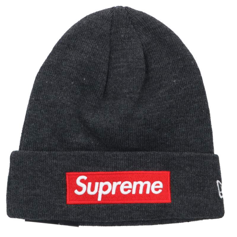 Supreme x AW New Era Box Logo Beanie 21AW Logo Hat