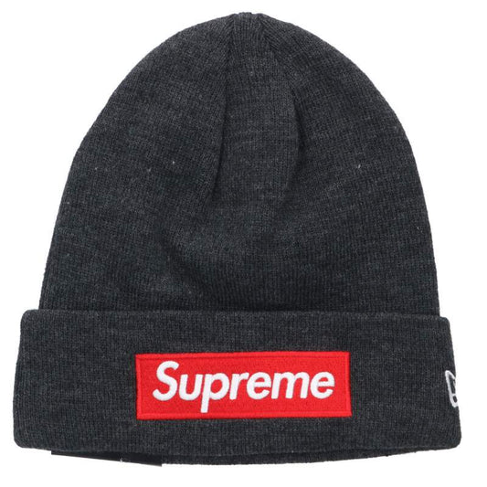 Supreme x AW New Era Box Logo Beanie 21AW Logo Hat
