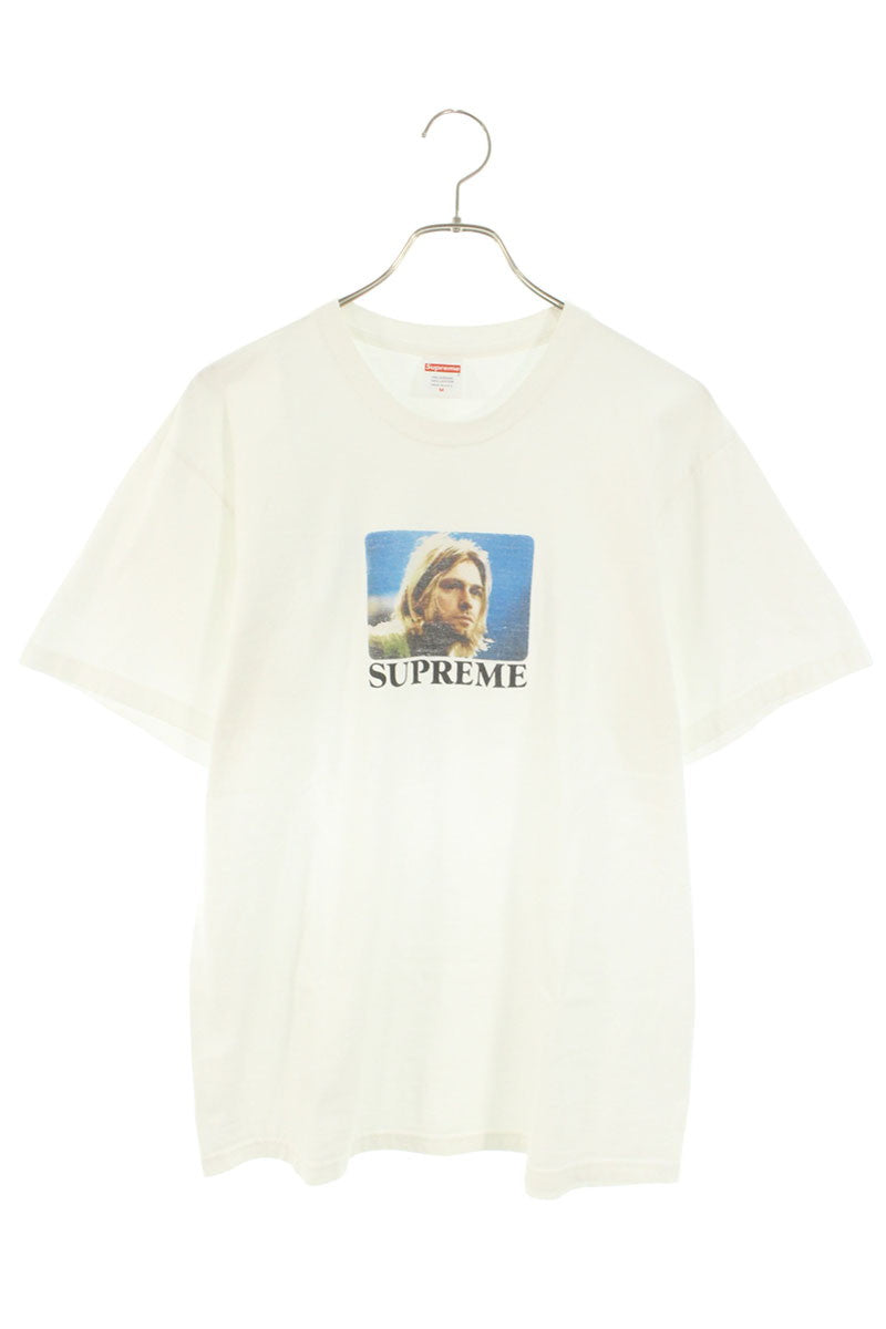 Supreme 23SS Kurt Cobain Tee Print T-Shirt White Size M