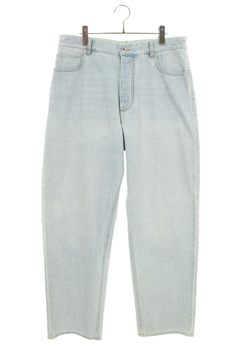 Bottega Veneta Wide Denim Pants Blue Size 48