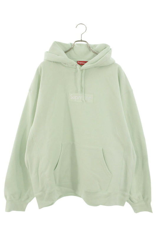 Supreme 23AW Box Logo Hooded Sweatshirt Green Size XXL