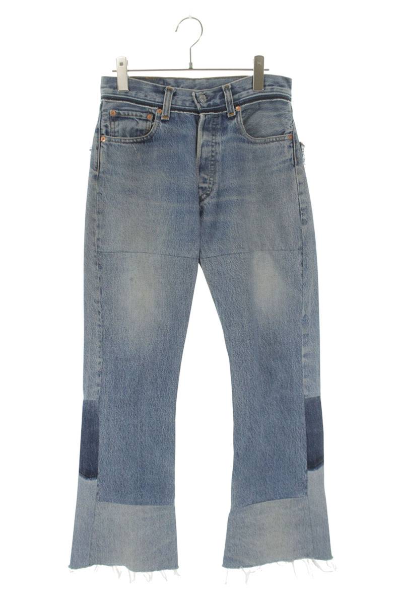 READYMADE 24SS Reconstructed Flare Denim Pants Blue US 28
