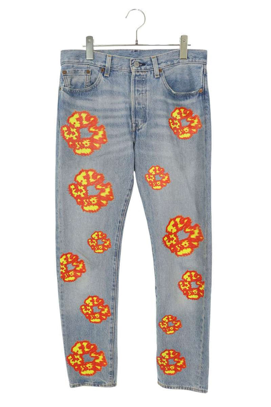 DENIM TEARS Print Denim Pants Size 29