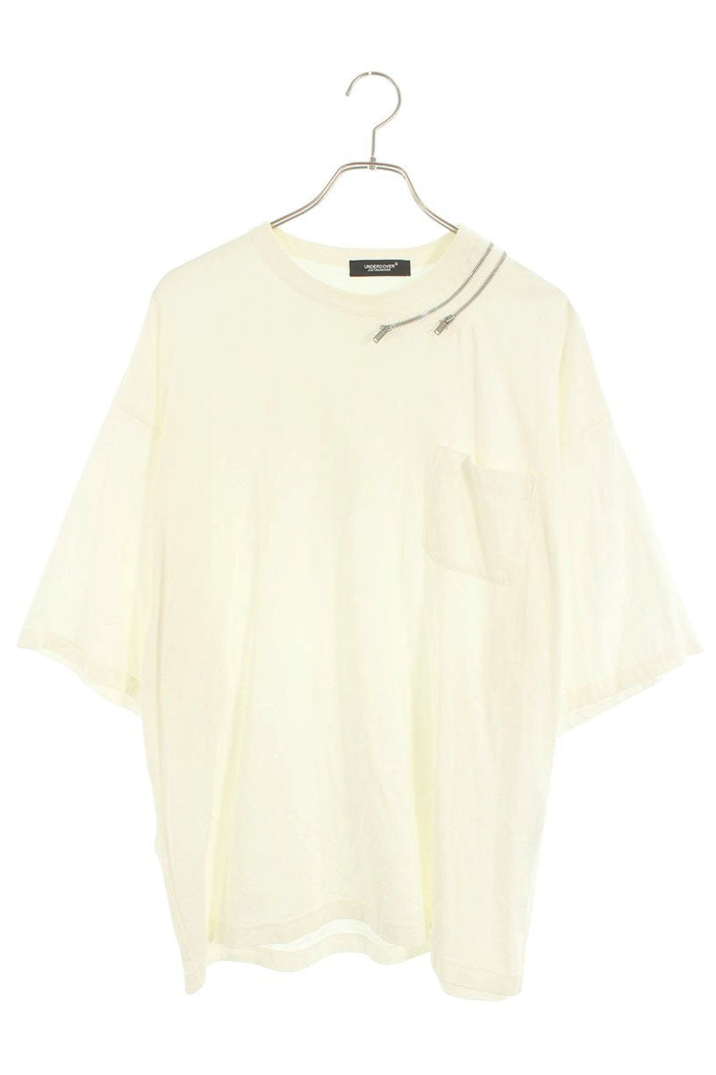 Vintage Undercover Tops - UNDERCOVER Zip Design T-Shirt Cotton White Size 3 - Authentic Archive