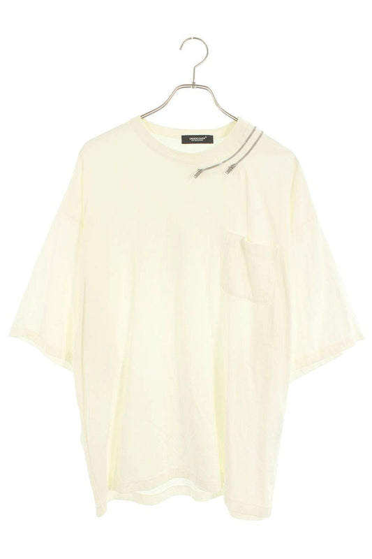 Vintage Undercover Tops - UNDERCOVER Zip Design T-Shirt Cotton White Size 3 - Authentic Archive