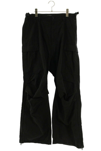BALENCIAGA 22AW Side Zip Cargo Pants Black Size 33