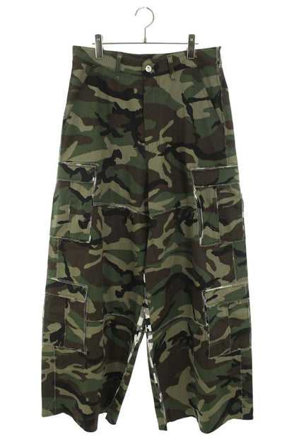 Vetements 24AW Camo Cargo Long Pants Green Size S