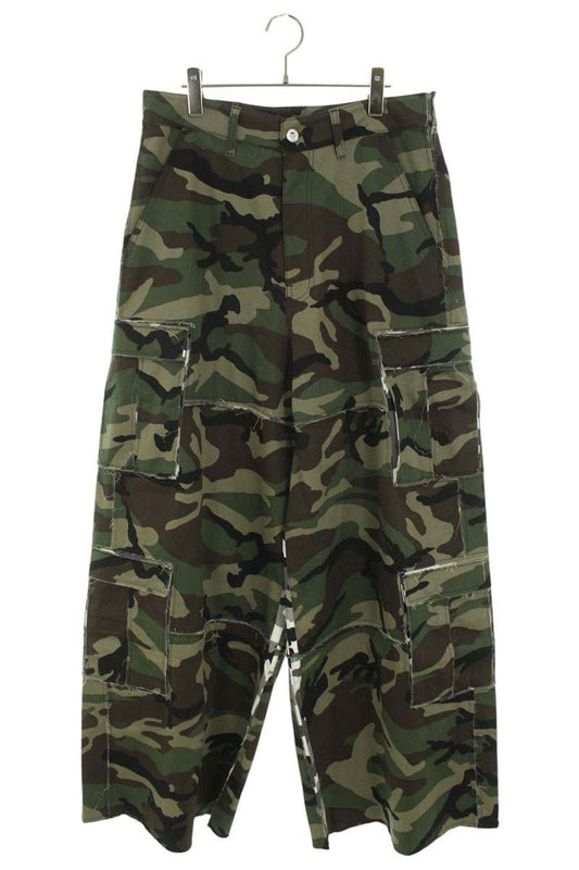 Vetements 24AW Camo Cargo Long Pants Green Size S