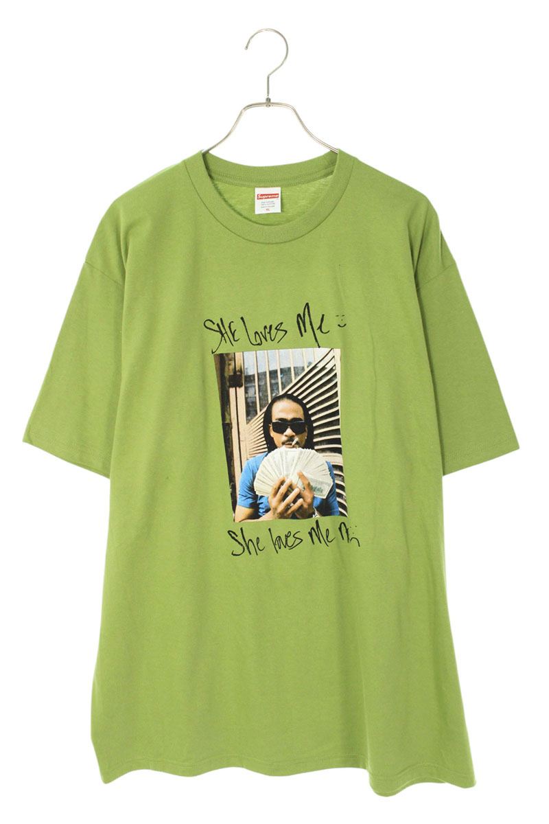 Supreme 25SS Max B Tee Print T-Shirt Green Size XL