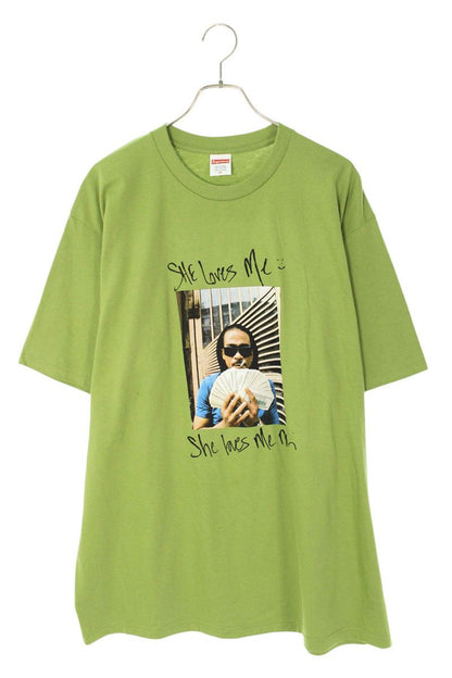 Supreme 25SS Max B Tee Print T-Shirt Green Size XL
