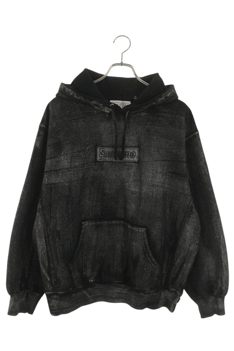 Supreme 24SS Foil Box Logo Hooded Sweatshirt Black Size M