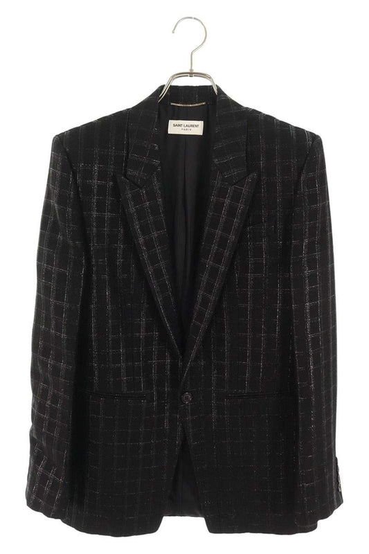 Saint Laurent Paris Tailored Jacket Black Size 44