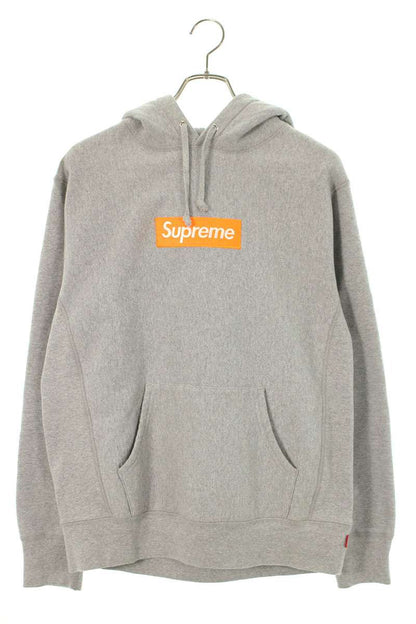 Supreme 16AW Box Logo Hooded Sweatshirt Gray Size M