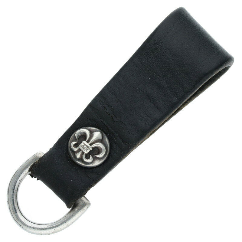 Chrome Hearts D-Ring Belt Loop Black x Silver