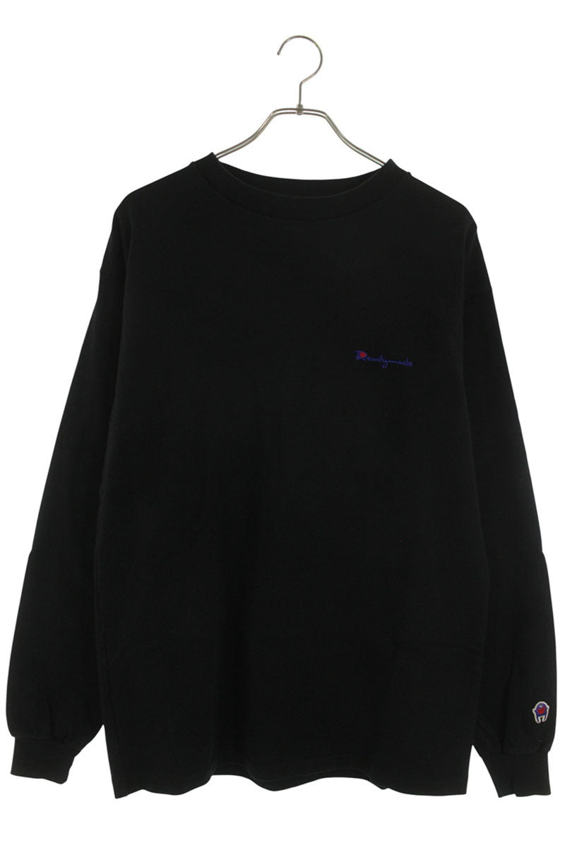READYMADE T-SHIRT Long Sleeve T-Shirt Black Size L