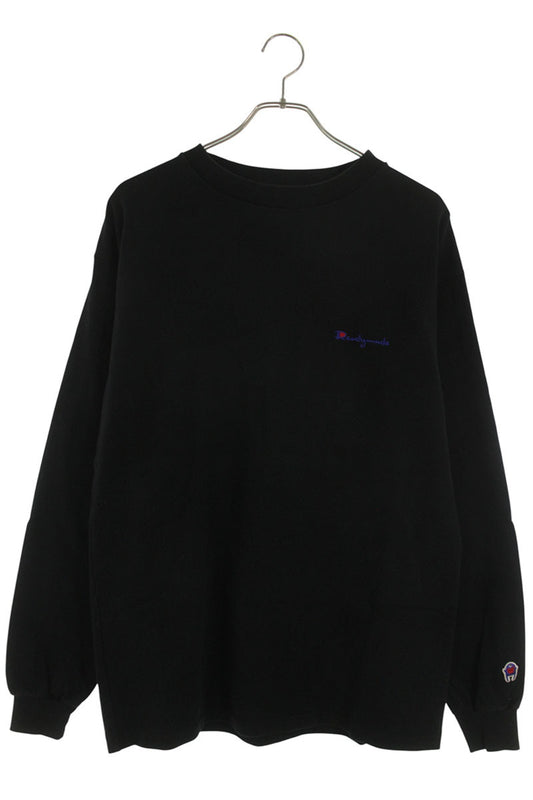 READYMADE T-SHIRT Long Sleeve T-Shirt Black Size L