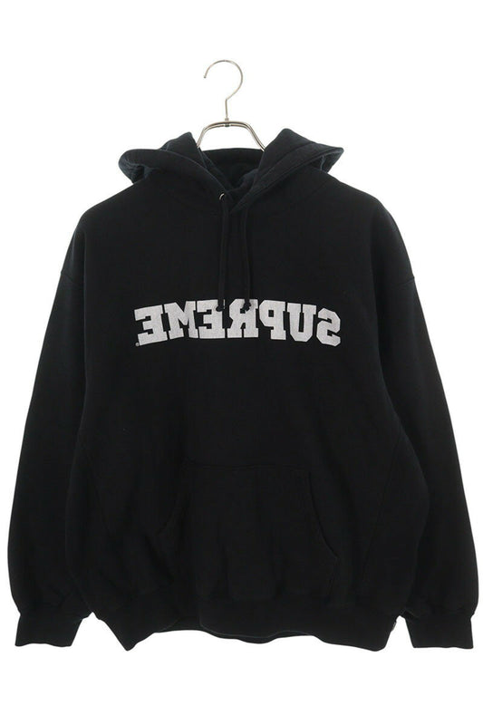 Supreme 25SS Reverse Hooded Sweatshirt Black Size L