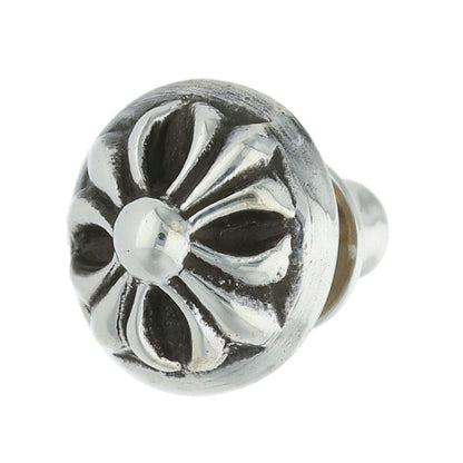 Chrome Hearts Cross Ball Stud Earring Silver (Silver 1.6g)