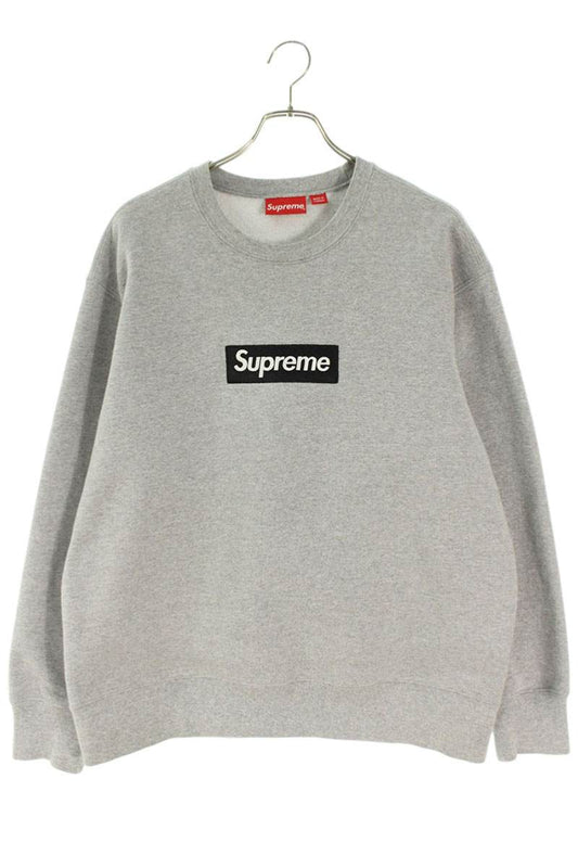 Supreme Box Logo Crewneck Sweatshirt Gray Size M