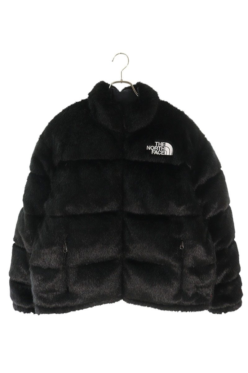 Supreme x The North Face 20AW Faux Fur Nuptse Jacket Black Size M