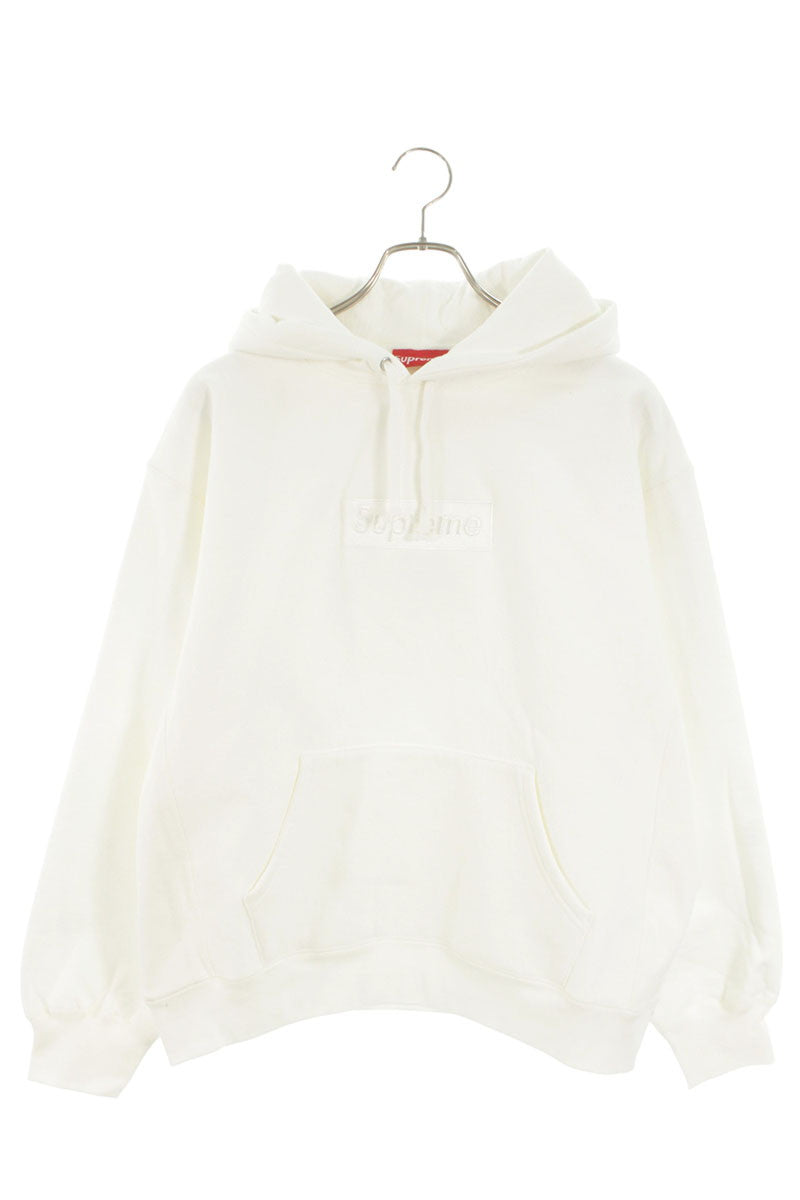 Supreme 23AW Box Logo Hooded Sweatshirt White Size M