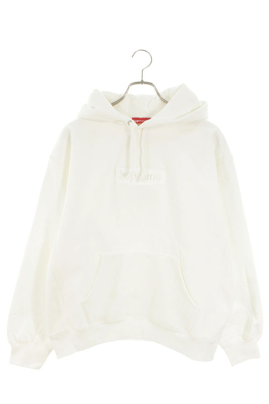 Supreme 23AW Box Logo Hooded Sweatshirt White Size M