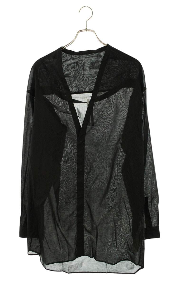 Rick Owens 26SS CONCORDIAN SHIRT Black Size S