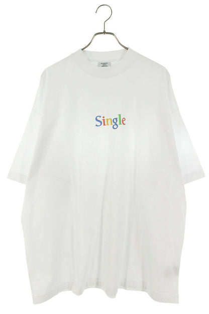 Vetements 25SS Single Logo T-Shirt White Size S