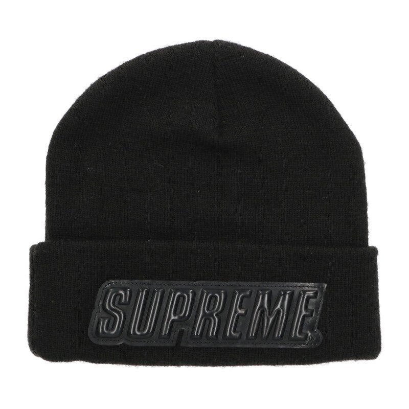 Supreme 21AW Logo Beanie Black Size ONE SIZE