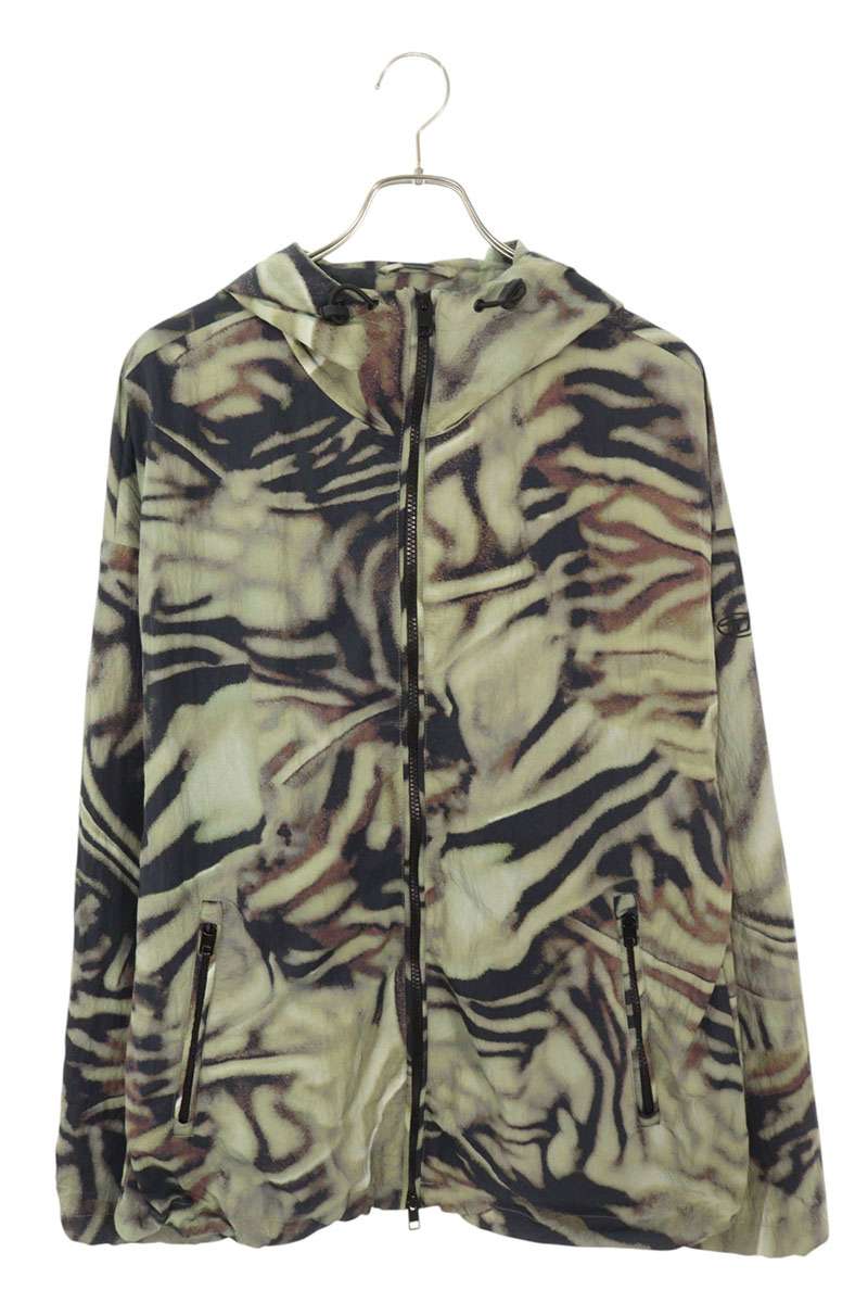 Diesel All-Over Print Blouson Green Size L