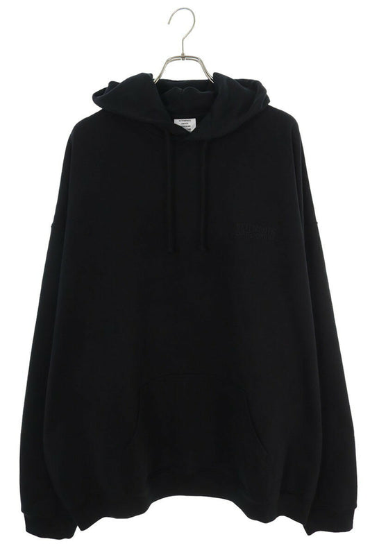 Vetements 24AW embroidery Logo Hoodie Black Size XL