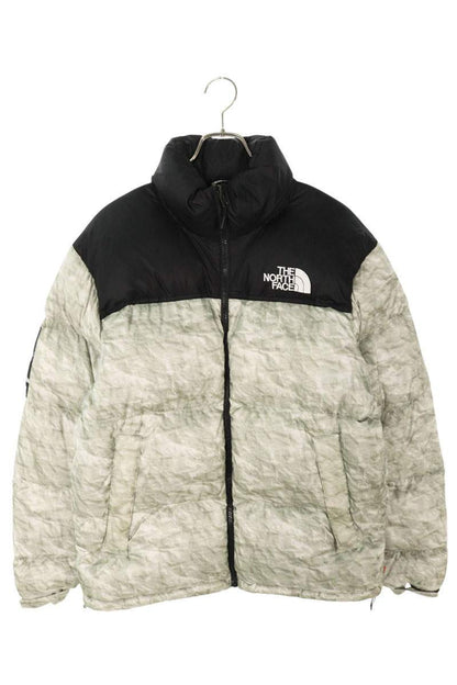 Supreme x The North Face 19AW Paper Print Nuptse Jacket Size M