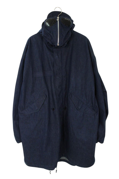 Comme des Garcons Cotton Junya Watanabe x C.P. Company Denim Coat Blue Size XL