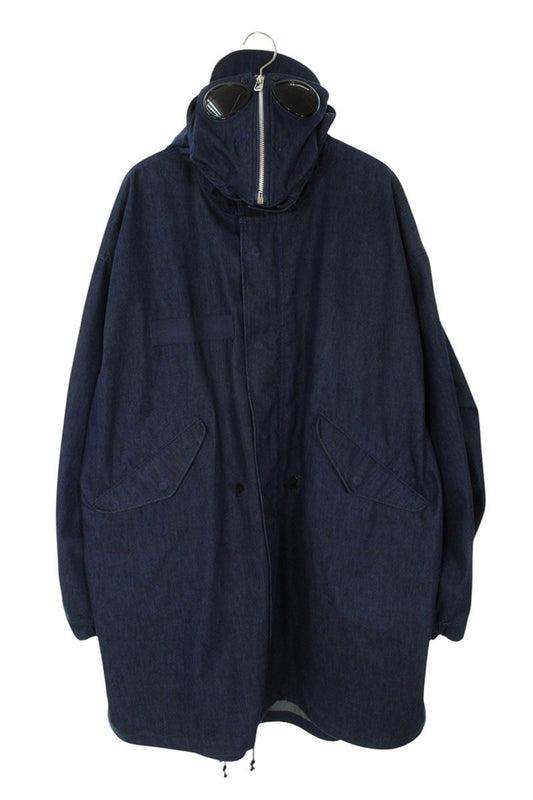 Comme des Garcons Cotton Junya Watanabe x C.P. Company Denim Coat Blue Size XL