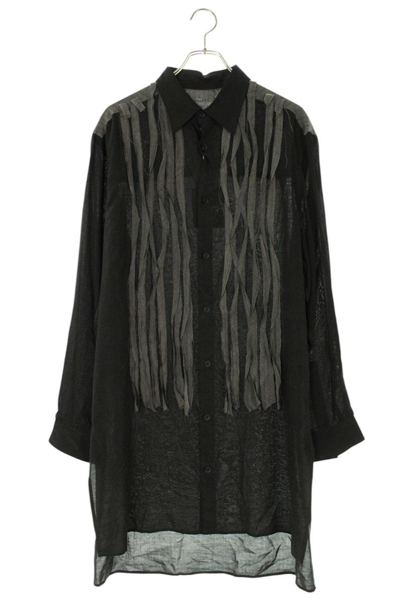 YOHJI YAMAMOTO POUR HOMME 24SS Ozone Blouse Cross Size M