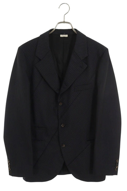 Comme des Garcons AD2018 Striped Tailored Jacket Black Size M