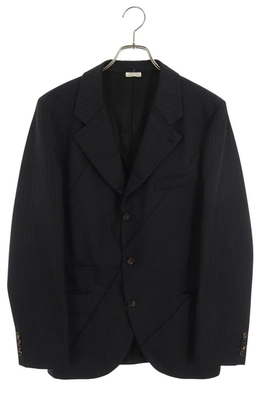 Comme des Garcons AD2018 Striped Tailored Jacket Black Size M
