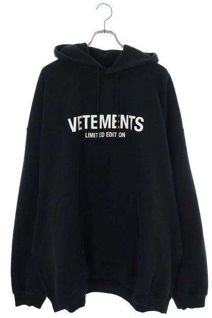 Vetements 24AW Logo Hoodie Black Size XL