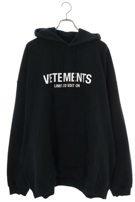 Vetements 24AW Logo Hoodie Black Size XL