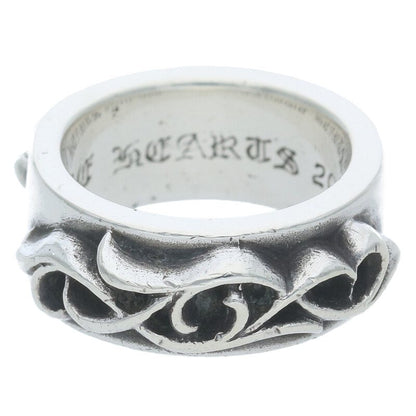 Chrome Hearts DBL NARROW VINE BAND Ring Silver Size 11.5