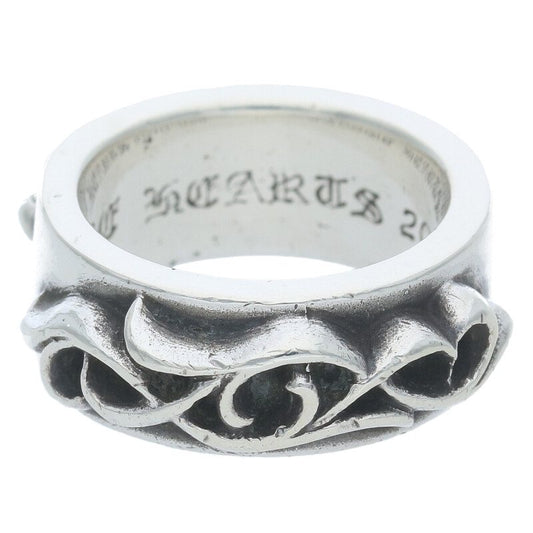Chrome Hearts DBL NARROW VINE BAND Ring Silver Size 11.5